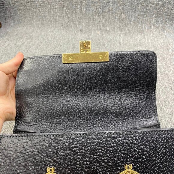 100% Authentic Gucci Padlock Bee Star Shoulder Bag - Picture 9 of 14